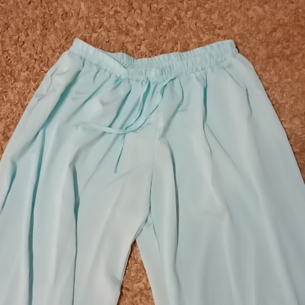 #721 Beach Cover up wide leg pants with elastic buttom. Various Sizes. - Picture 2 of 5